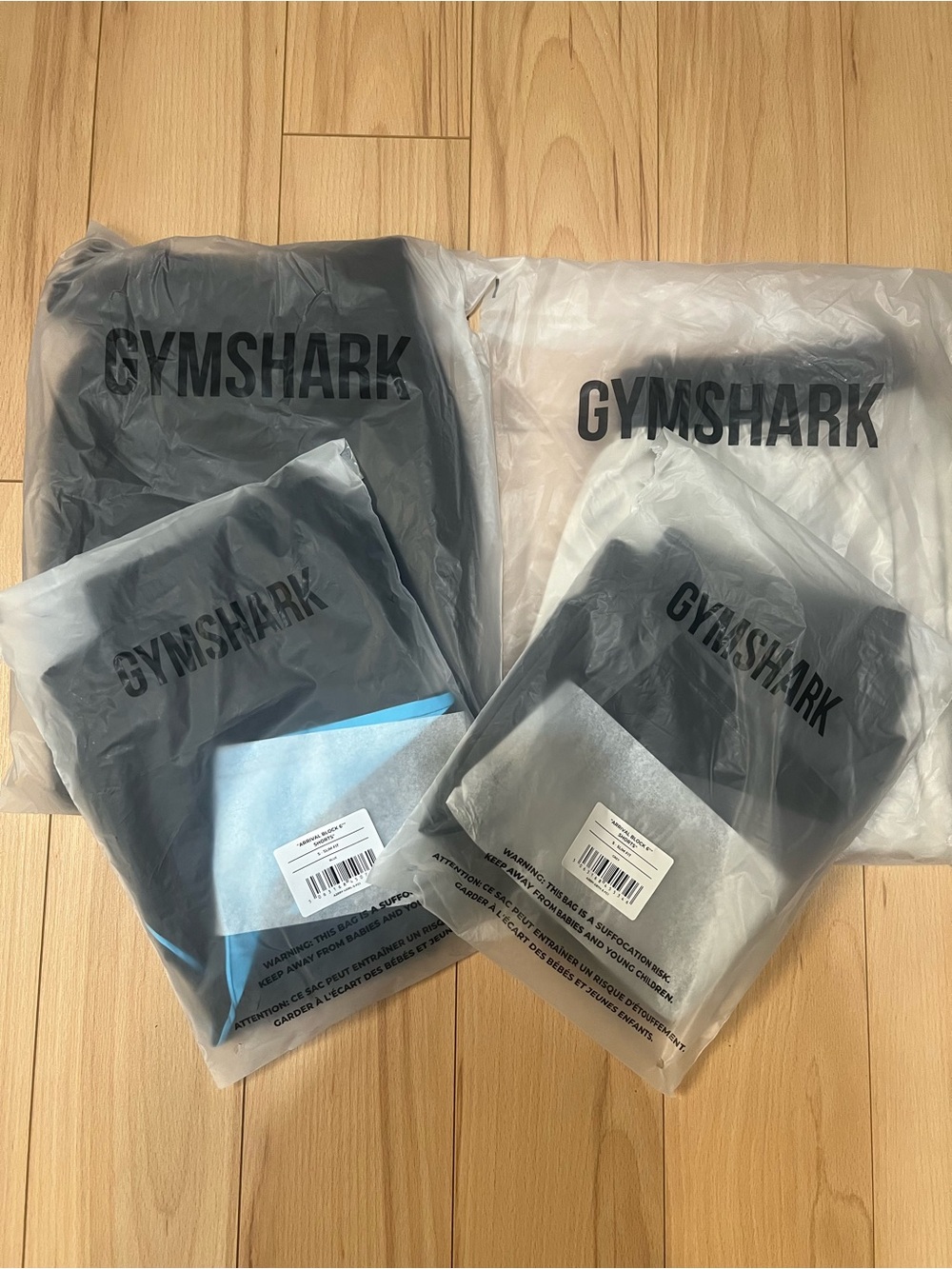 Gymshark Men’s S Shorts Bundle (4 Pairs)